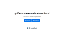 Tablet Screenshot of golf.evereden.com